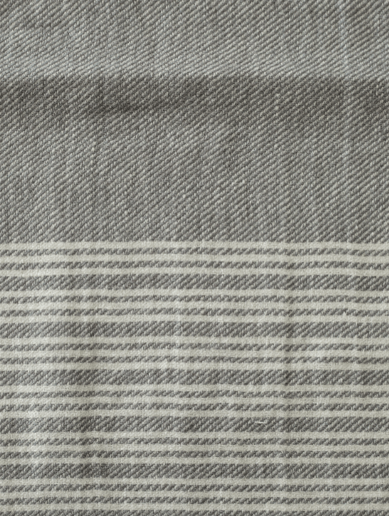 Natural / grey stripe